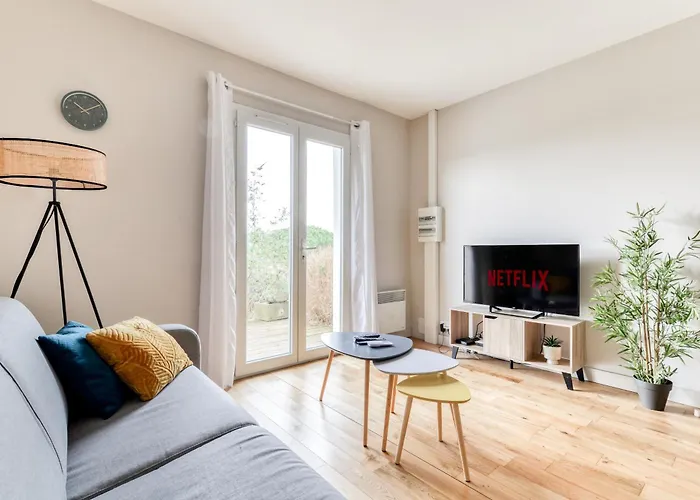 Le Soleil Du - Parking Privatif - Terrasse - Netflix - Clim קרקסון